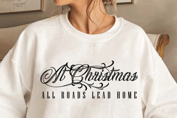 At Christmas Retro Svg Design for Print