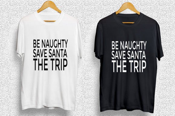 Be Naughty Save Santa Retro Svg Design