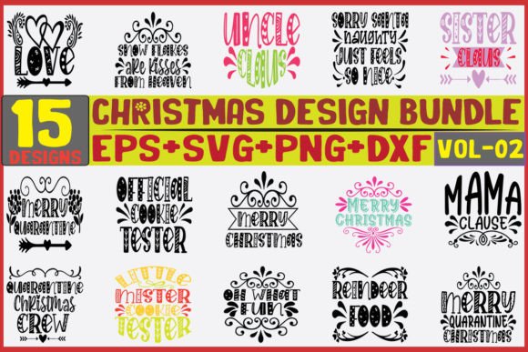 CHRISTMAS SVG BUNDLES