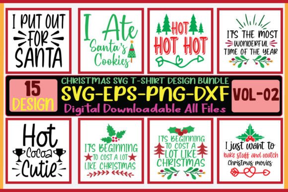 CHRISTMAS SVG T-SHIRT BUNDLE