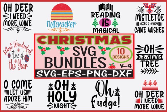 Christmas SVG T-Shirt Design Bundles
