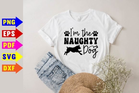 I'm the Naughty Dog SVG Graphics