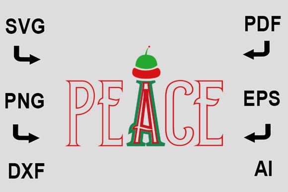 Peace SVG T-Shirt Design for Graphics and Crafts