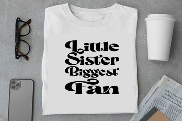 Retro Baseball Design Little Sister Big Graphics & T-Shirt Designs