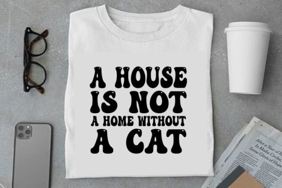 Retro Cat Graphics for T-Shirt Designs