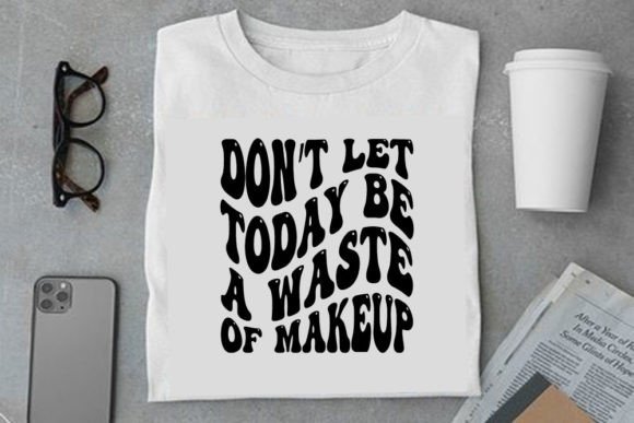 Retro Makeup Design Graphics for T-Shirts