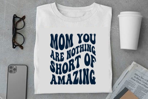 Retro Mother's Day Graphics for T-Shirt Designs