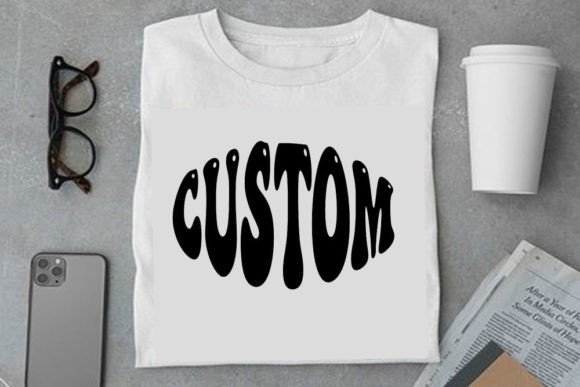 Retro Text Design, Custom Graphics for T-Shirt Designs