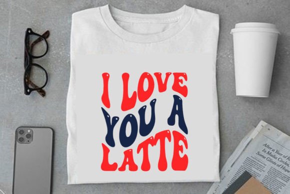 Retro Valentine Design: I Love You a Lat Graphic for Branding
